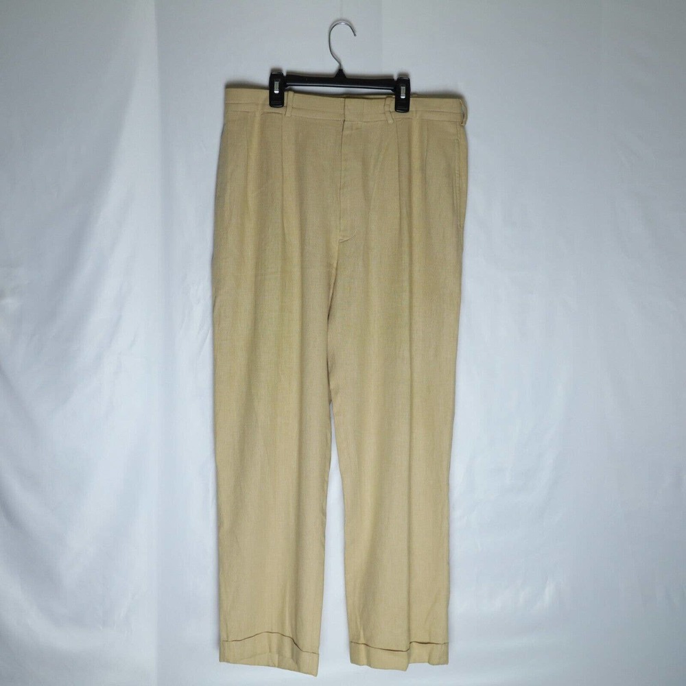 Polo Ralph Lauren Linen Dress Pants Men's 34x30 Lightweight 90's Vintage